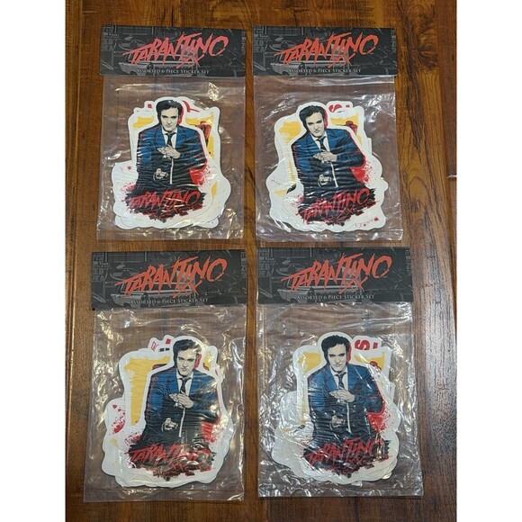Pulp Fiction Other - 4 x Tarantino 6-Piece (24 Total) Sticker Set Pulp Fiction Reservoir Dogs & More!